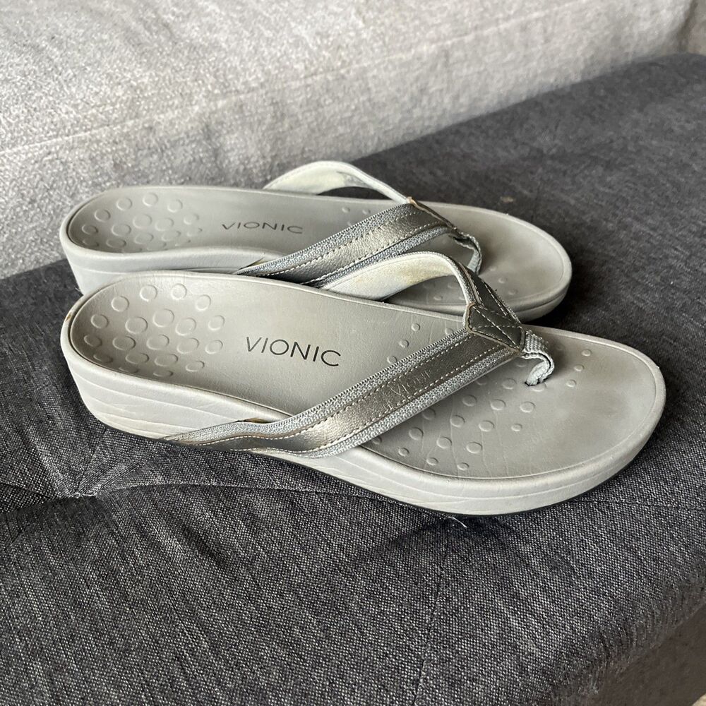 Womens Vionic High Tide Platform Sandal Size 10 Beach Comfort